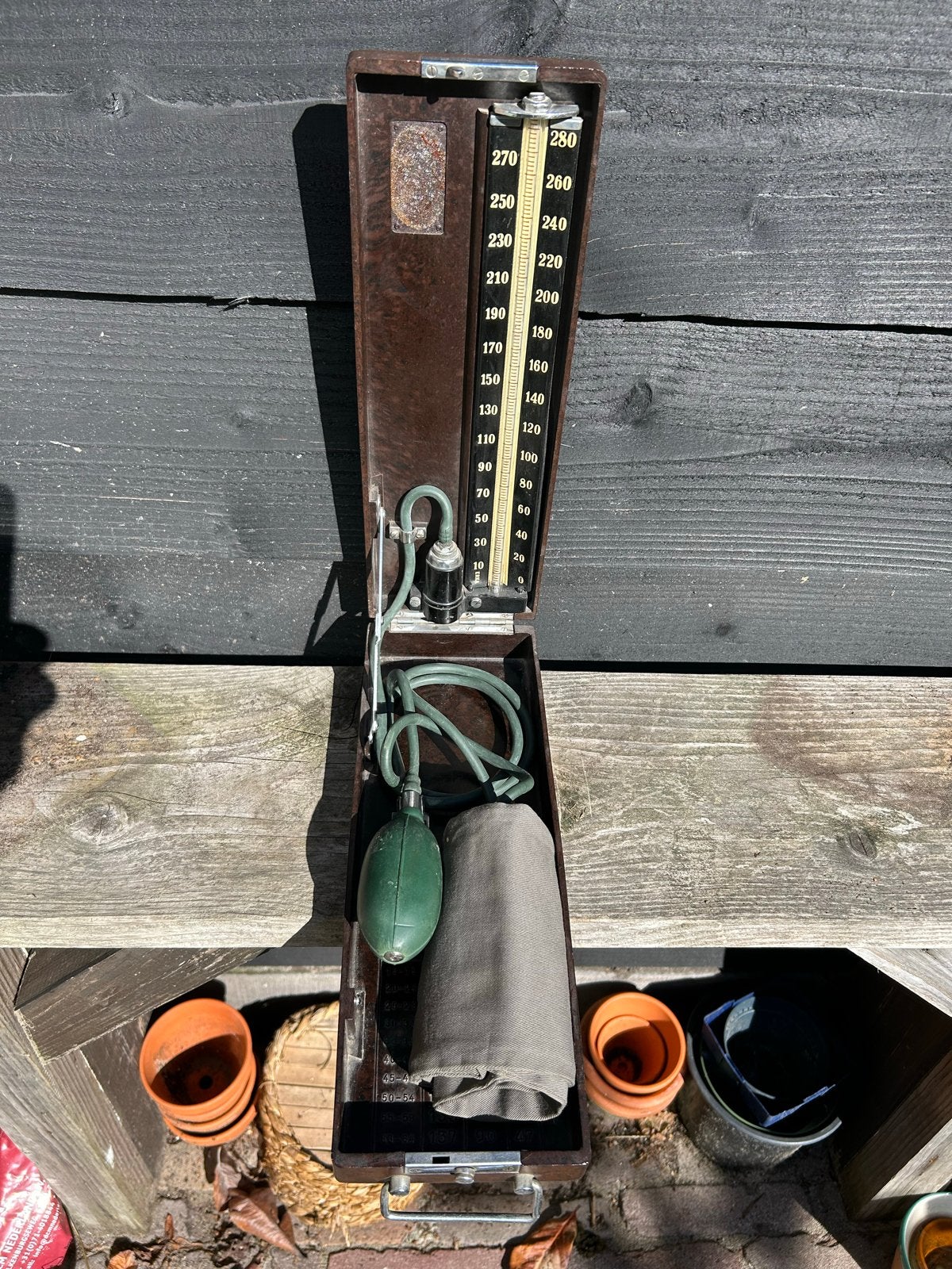 Vintage Bloeddrukmeter in Bakelieten Koffer, Ophalen of Verzenden