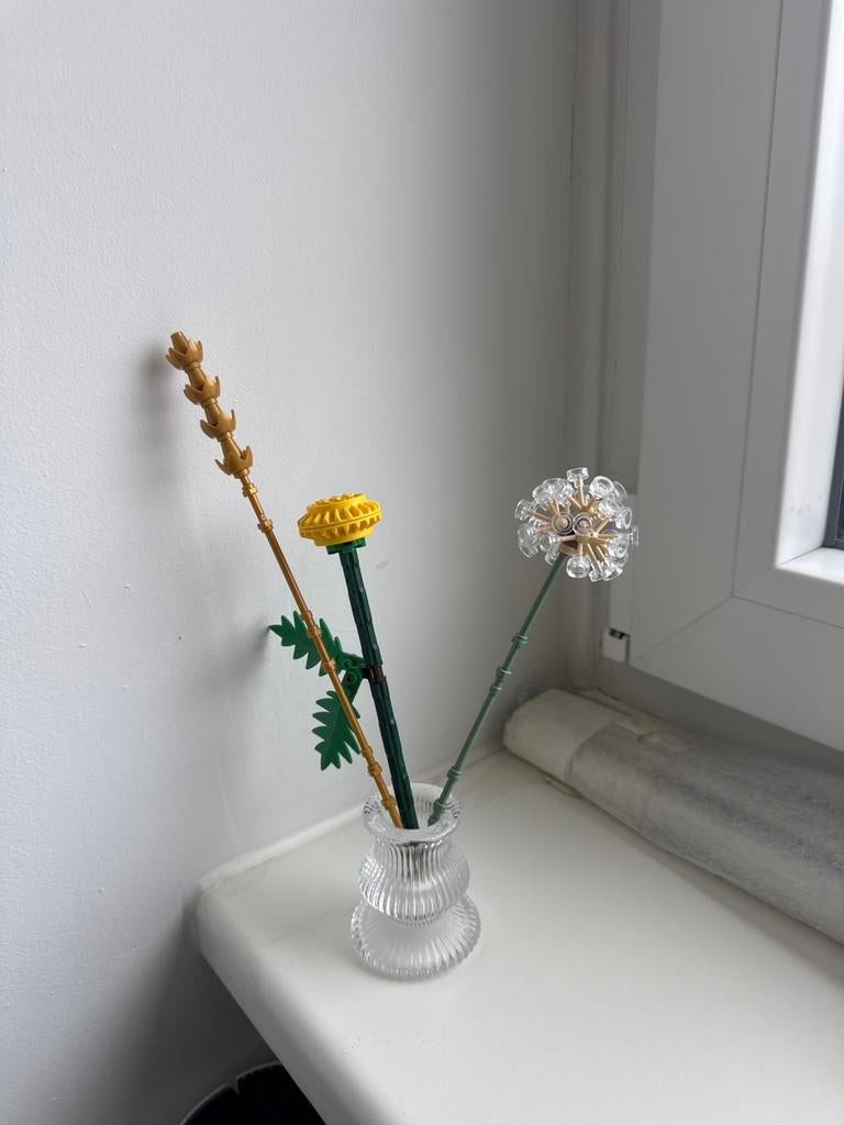 Lego Botanicals bloemen - Tarwe, Paardenbloem, Pusteblume, Ophalen of Verzenden, Zo goed als nieuw