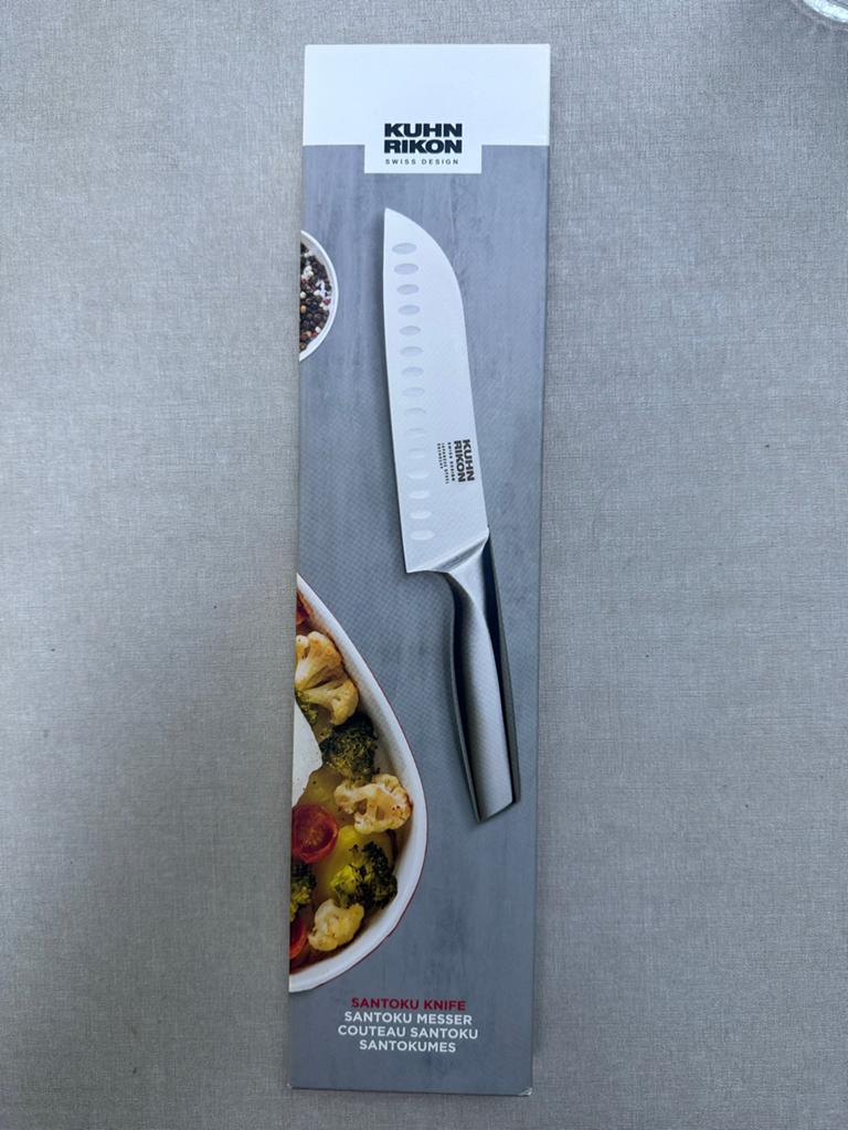 Kuhn Rikon Santoku mes - Nieuw in verpakking, Overige typen, Ophalen of Verzenden, Metaal, Overige merken