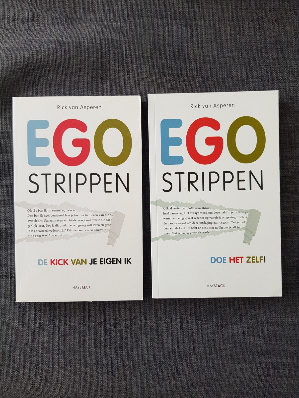 Egostrippen boek en werkboek, Ophalen, Zo goed als nieuw, Overige uitgevers