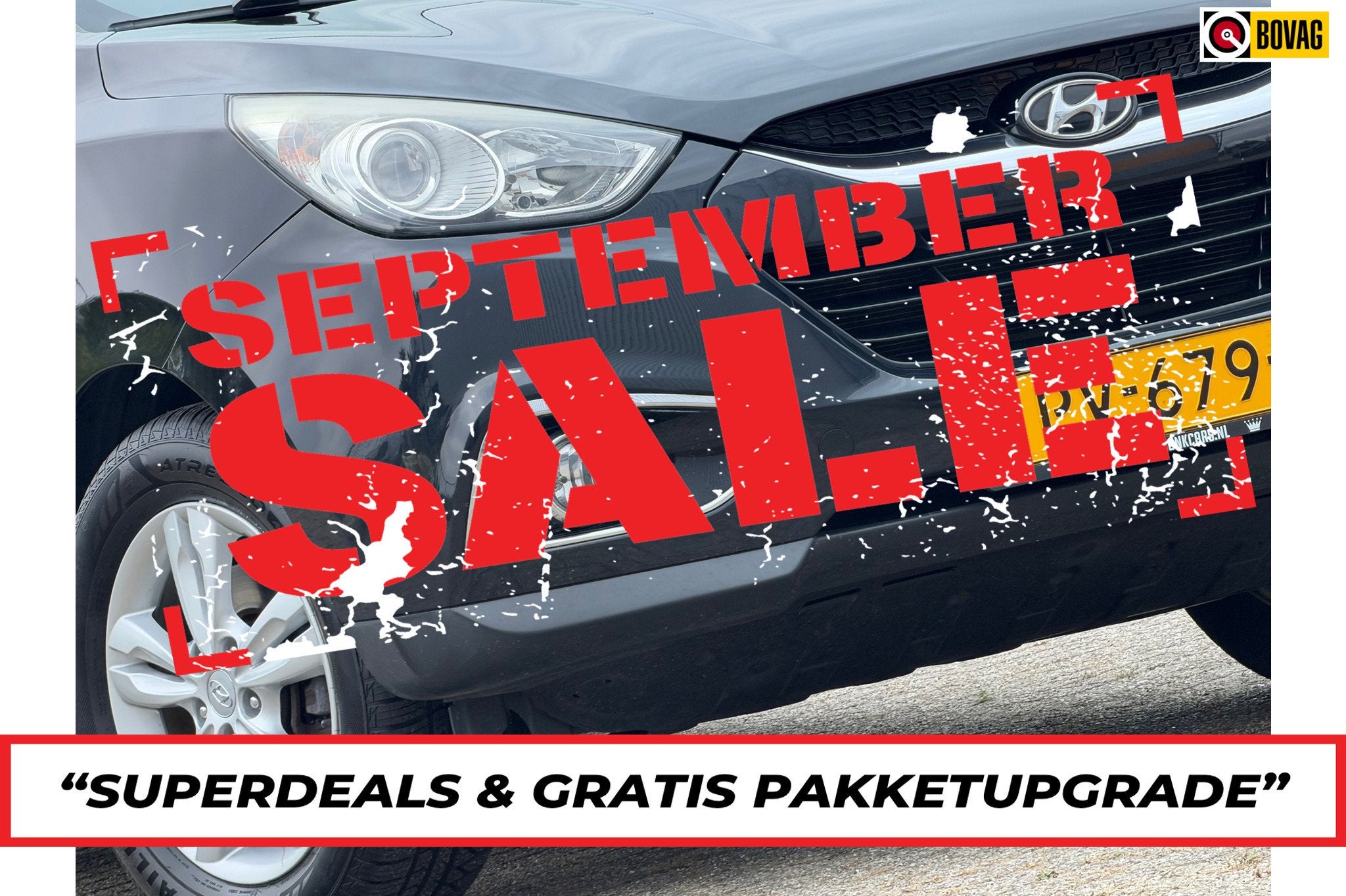 Hyundai Ix35 2.0i Style - Black Pearl - Leder/Multimedia/Tre, Auto's, Zwart, 4 cilinders, Leder, Handgeschakeld