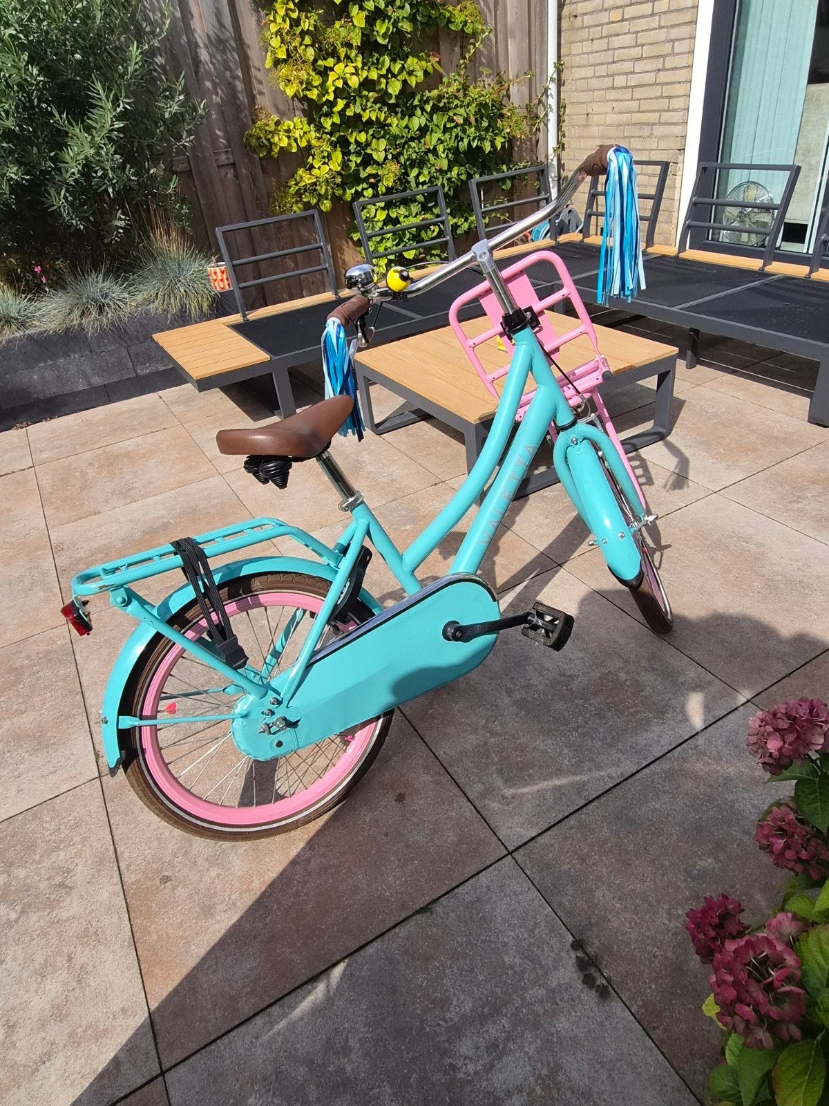 meisjes fiets 20 inch, Ophalen, Popal transport fiets, Zo goed als nieuw, Terugtraprem