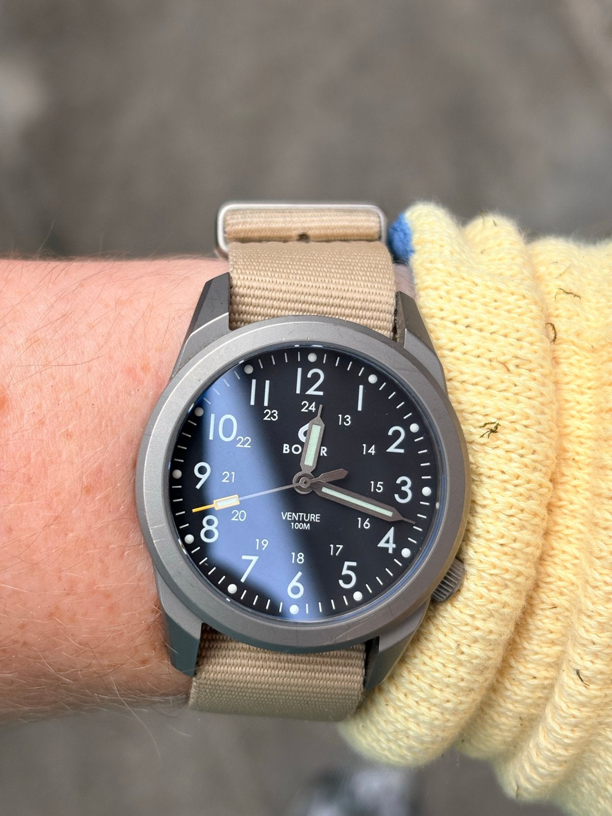 Boldr Venture Quartz - Titanium, Sieraden, Tassen en Uiterlijk, Horloges | Heren, Overige merken, Overige materialen, Gebruikt