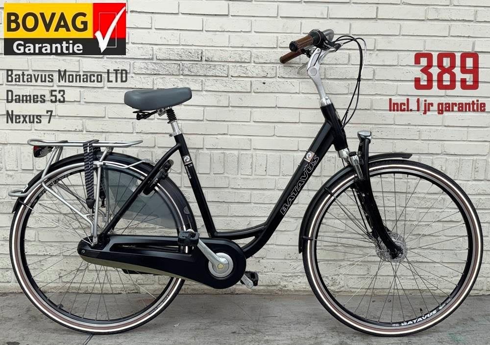 Zgan Batavus Monaco LTD (nex-7) Incl 1 jr garante, Ophalen, (Extra) lage instap, Batavus, 56 cm of meer