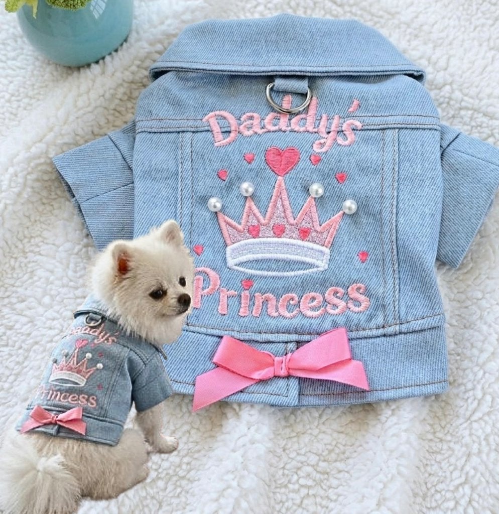 Hondenjasje Denim, Dieren en Toebehoren, Ophalen of Verzenden, Zo goed als nieuw, Hondenjas, XS