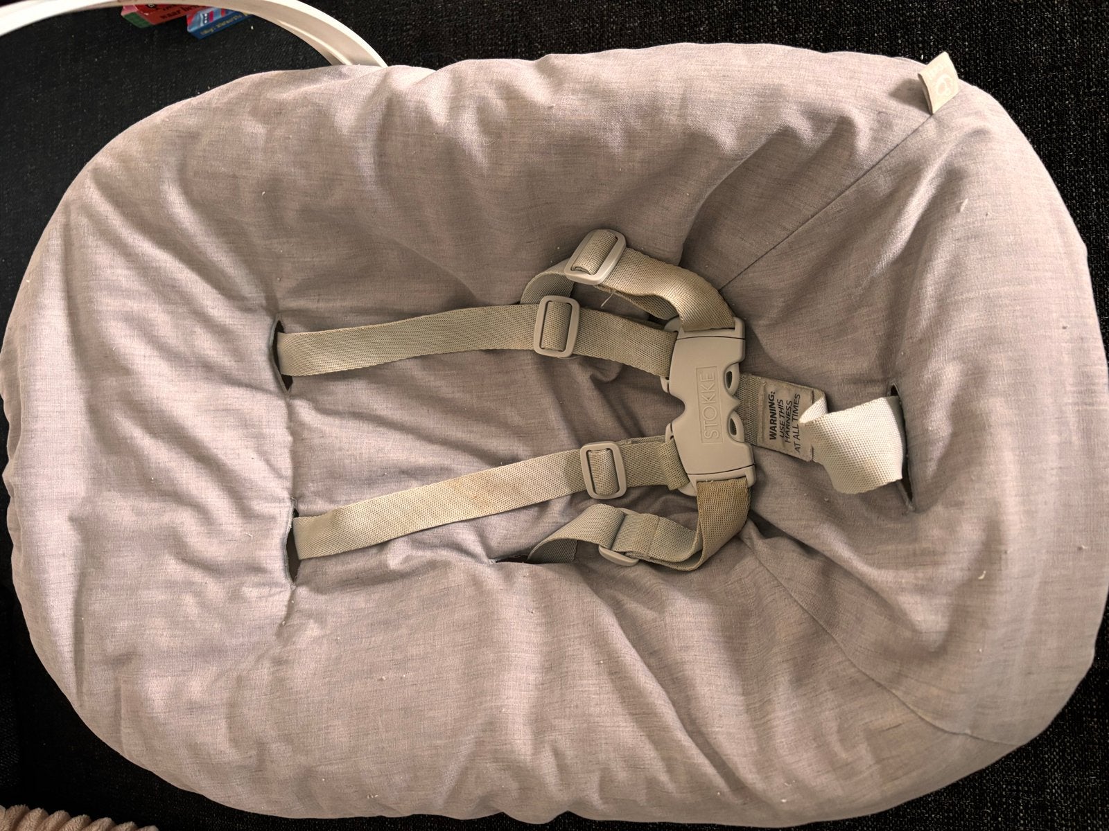 Babyschaal voor op de Stokke Tripp Trapp kinderstoel, Ophalen, Gebruikt, Meegroeistoel, Gordel(s)