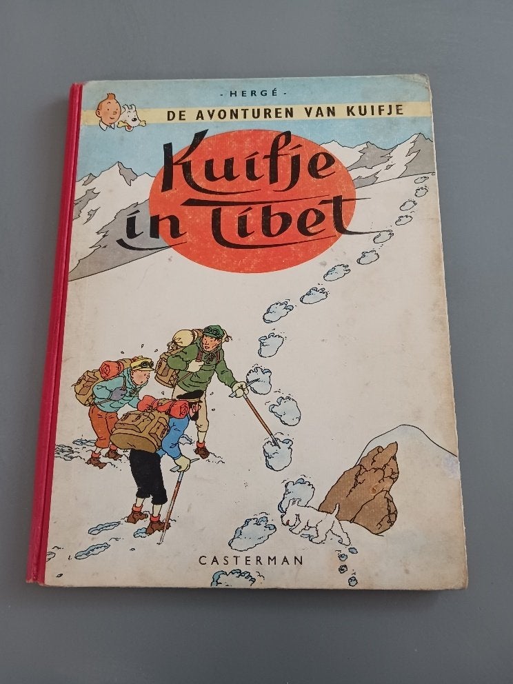 Kuifje in Tibet, HC 1ste druk goede staat, Boeken, Eén stripboek, Ophalen of Verzenden, Gelezen
