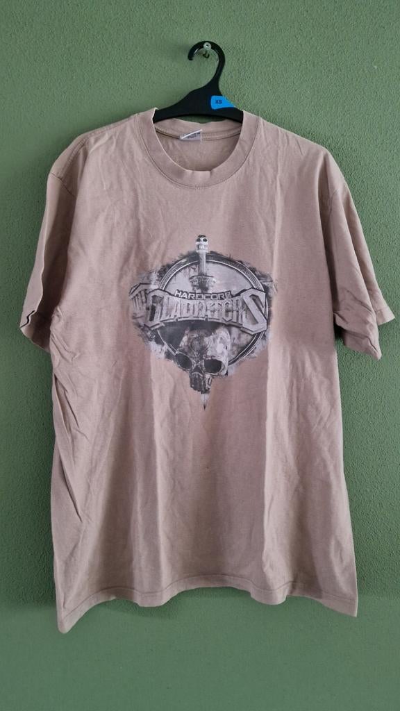 Hardcore gladiators T-shirt maat L, Maat 52/54 (L), Beige, Ophalen of Verzenden, Zo goed als nieuw
