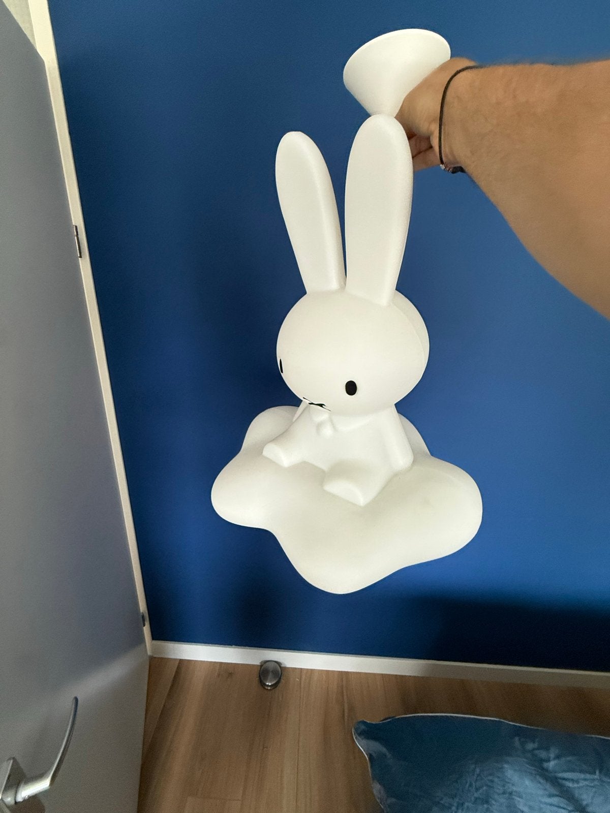 Nijntje lamp op wolk - Wit, Ophalen, Overige merken, Zo goed als nieuw, Wit