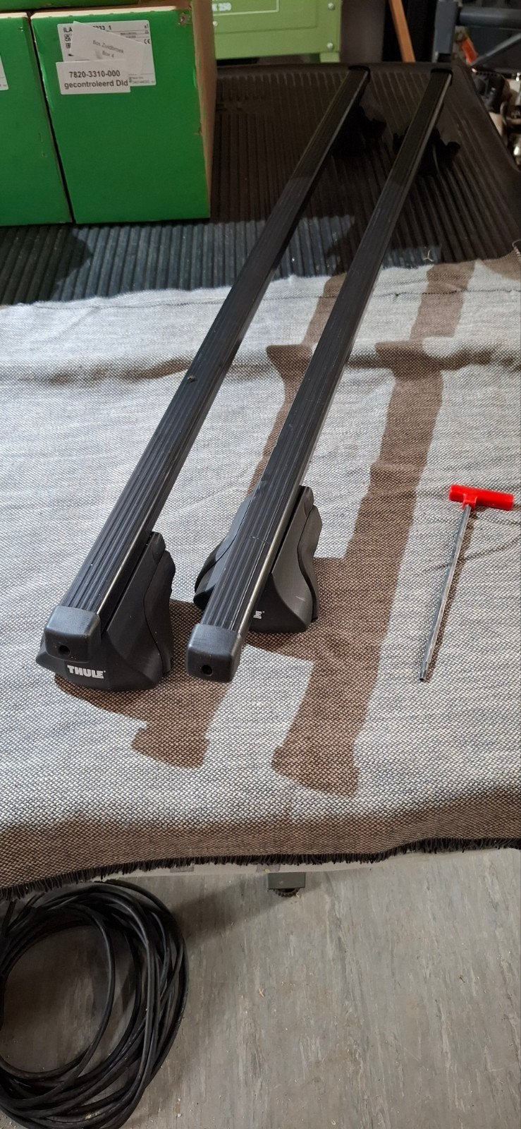 Thule dakdragers oa voor skoda octavia open dakrails, Auto diversen, Dakdragers, Ophalen, Zo goed als nieuw