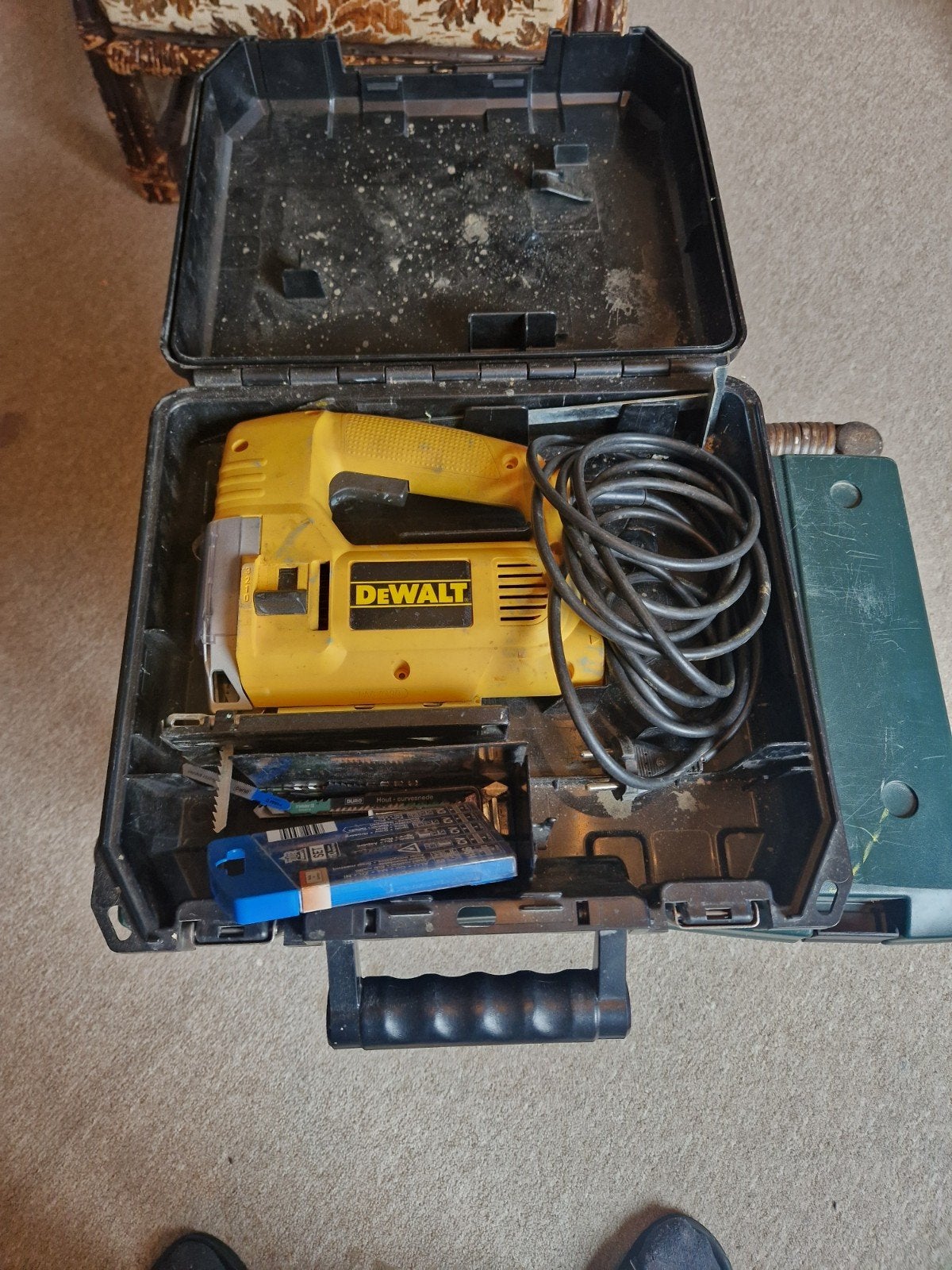 DeWalt DW331 Decoupeerzaag in originele koffer, Ophalen, Gebruikt, DeWalt, Decoupeerzaag