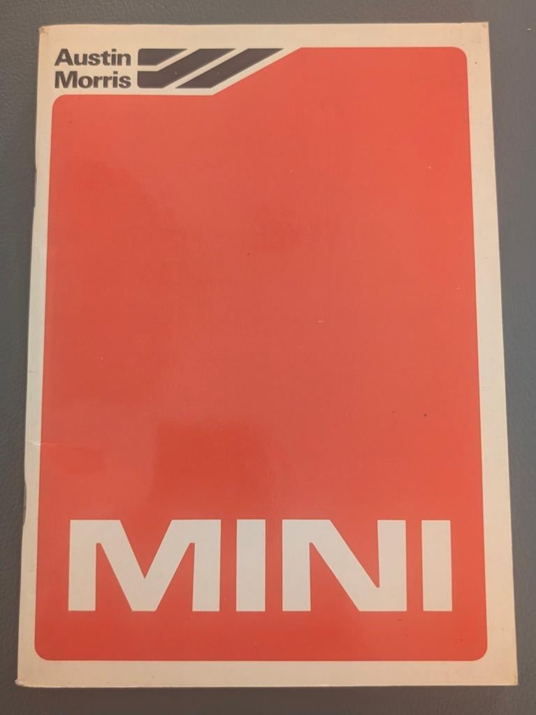 Austin Morris Mini Drivers Handbook 1982 - Uitstekende Staat, Ophalen of Verzenden