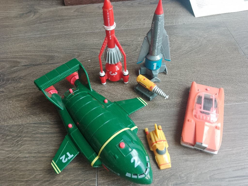 Thunderbirds Vivid soundtech, Ophalen of Verzenden, Gebruikt, Tv, Beeldje, Replica of Model