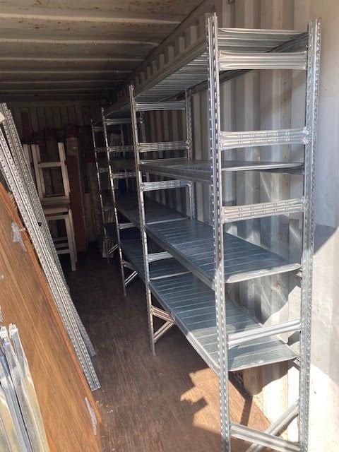 metalsistem leg bord stelling, Ophalen, Gebruikt