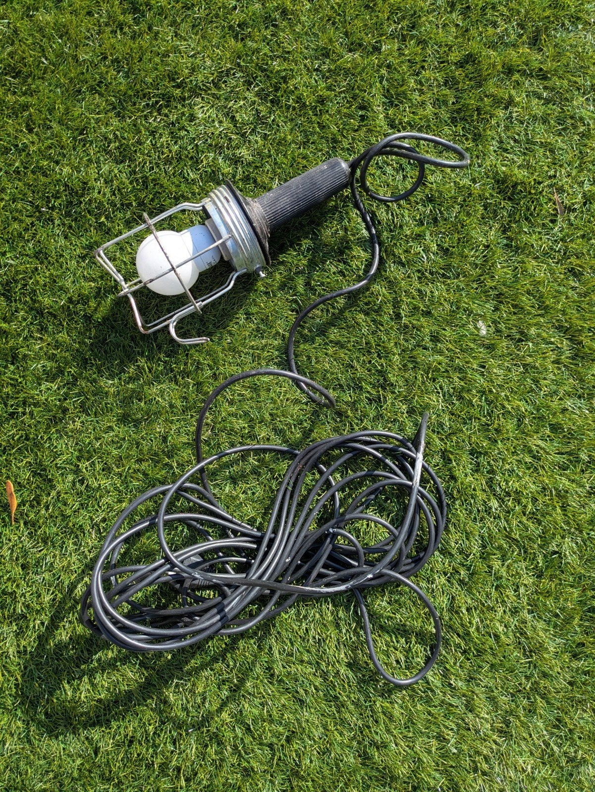 Looplamp met lange kabel, Ophalen of Verzenden, Gebruikt, Minder dan 50 watt, Lamp met armatuur
