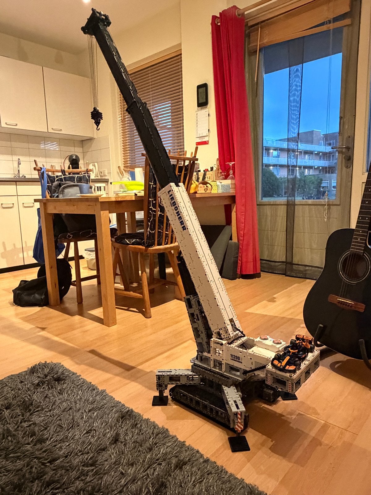 Mouldking 17002 Crawler hijskraan 11200, Overige merken, Gebruikt, Verzenden, Groter dan 1:32