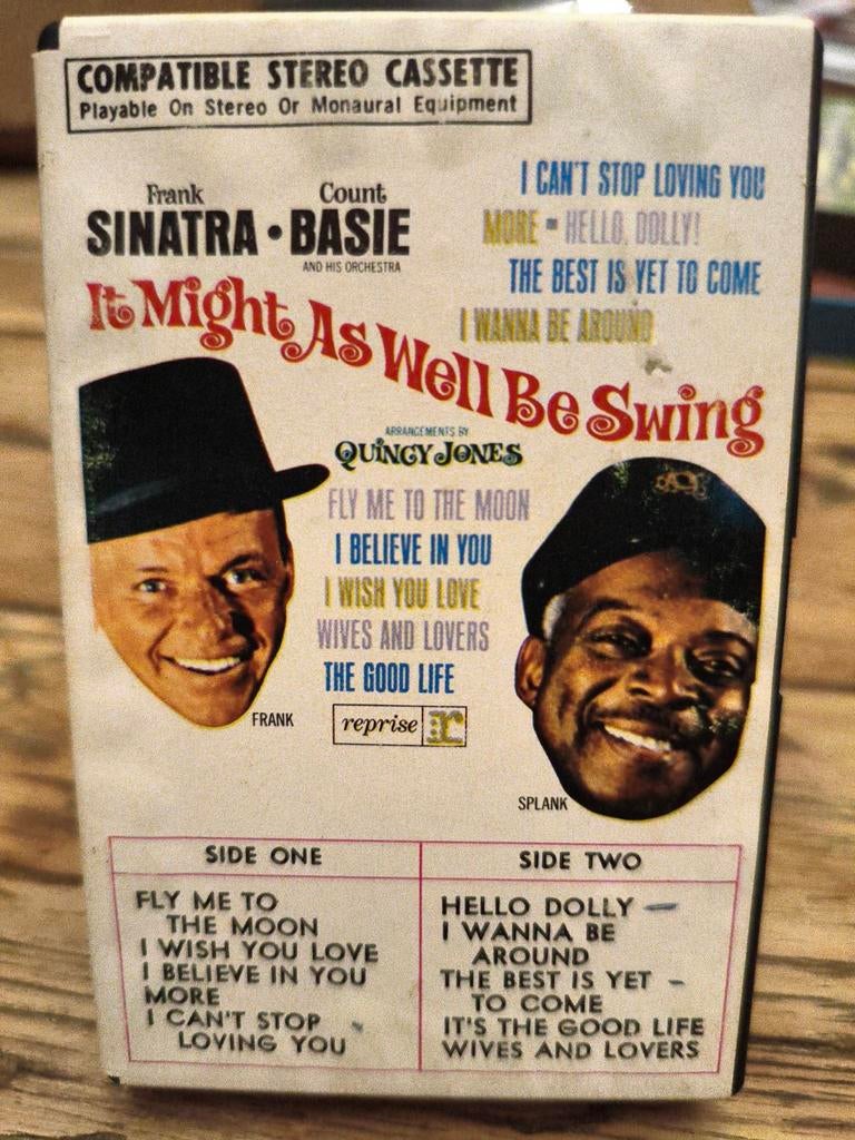 1966 Frank Sinatra & Count Basie - It Might As Well Be Swing, Cd's en Dvd's, Cassettebandjes, 1 bandje, Ophalen of Verzenden, Zo goed als nieuw