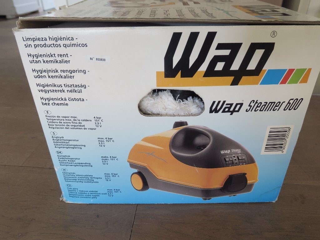 Te koop: Practige WAP 600 Stoomreiniger, Ophalen, Zo goed als nieuw, Stoomreiniger