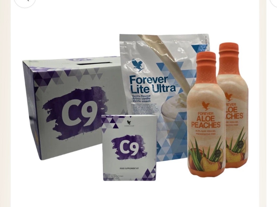 Forever C9 Detox Programma met Aloe Peaches, Ophalen of Verzenden, Nieuw, Poeder of Drank