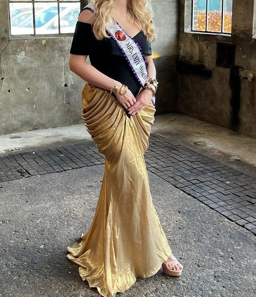 gala jurk maat m, Kleding | Dames, Ophalen of Verzenden, Gedragen, Maat 38/40 (M), Galajurk
