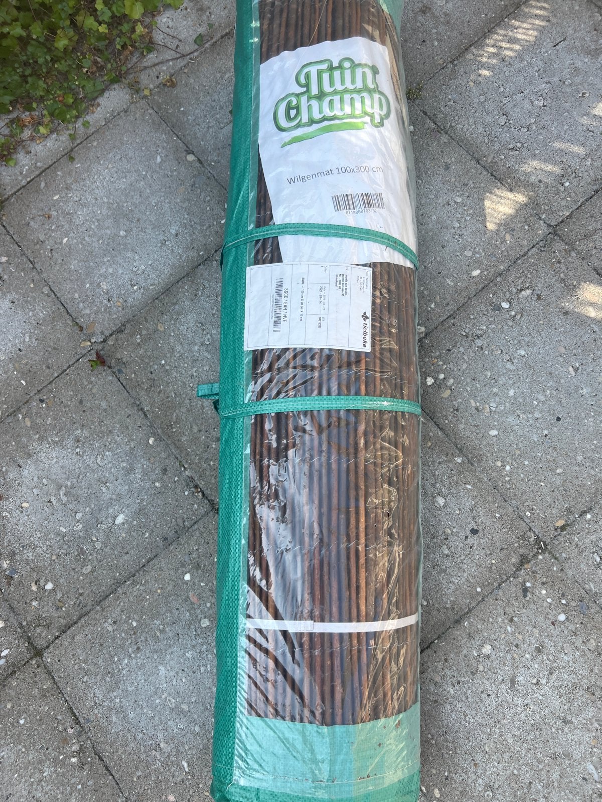 Nieuwe Tuin Champ Wilgenmat 100x300 cm, Ophalen, Overige materialen, 1 tot 2 meter, Nieuw