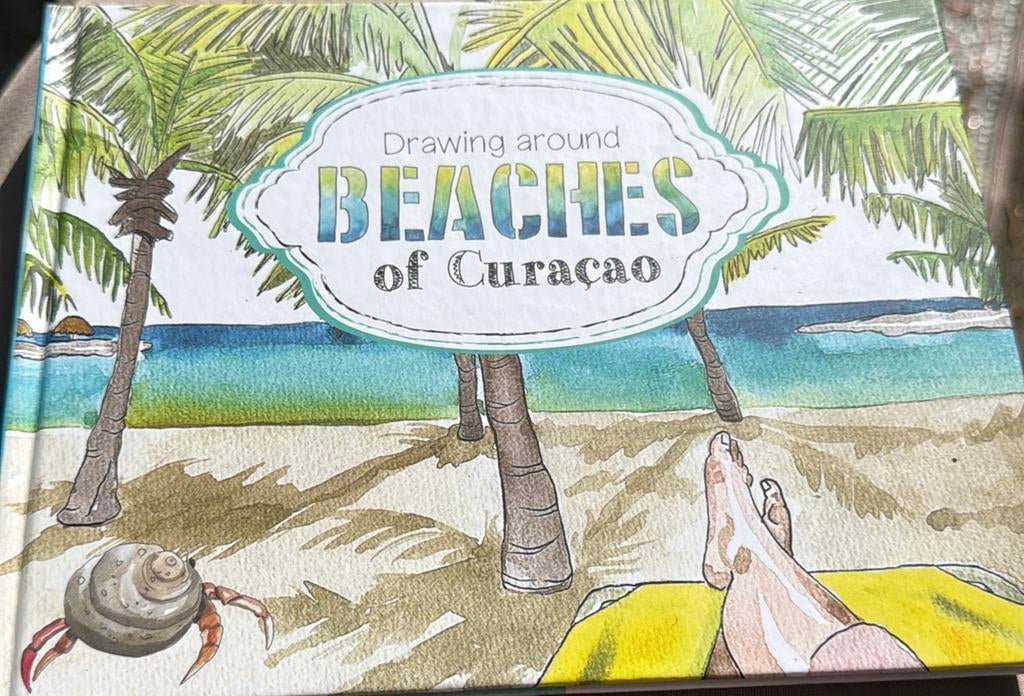 Drawing arond beaches of curacao, Ophalen of Verzenden, Zo goed als nieuw