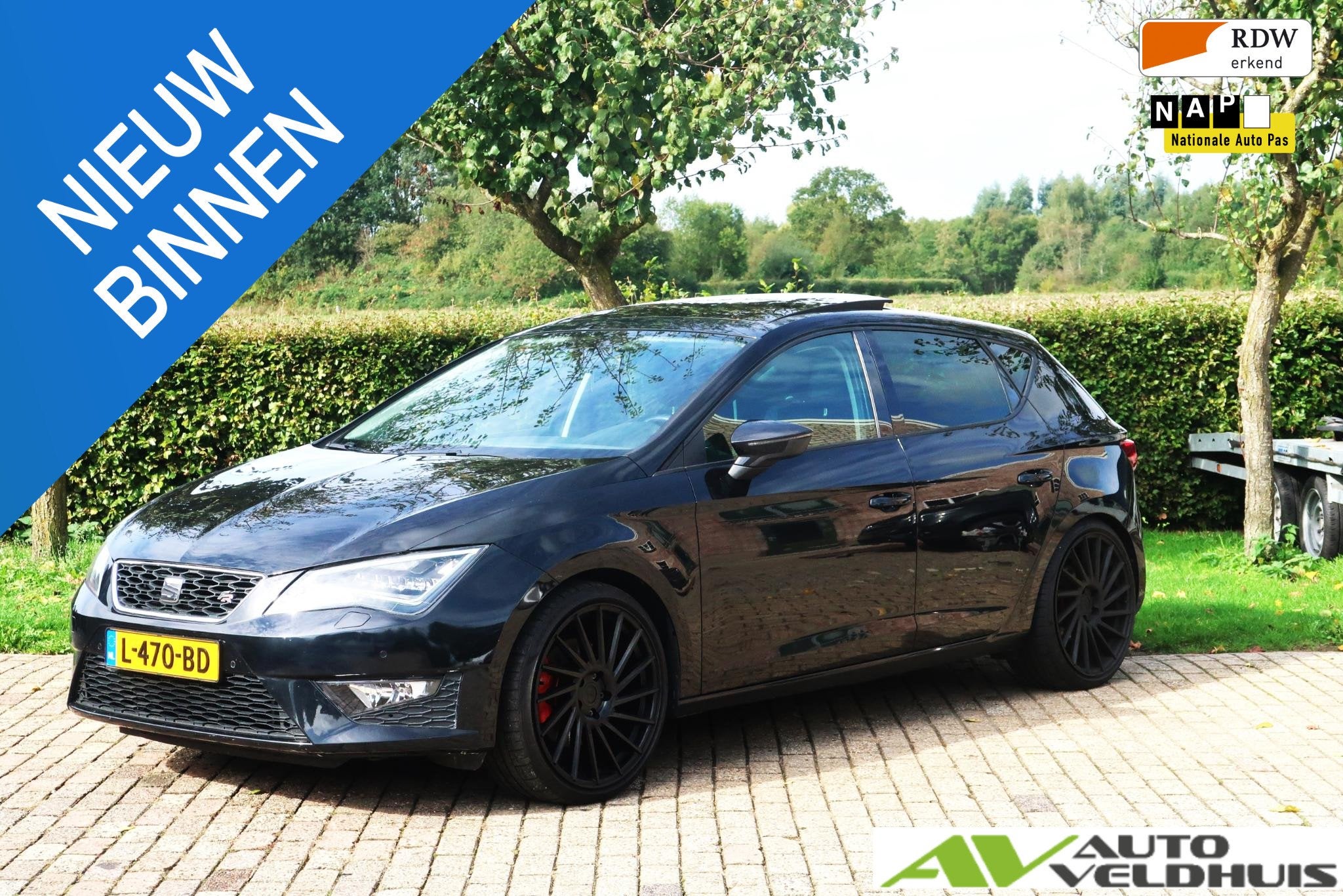SEAT Leon 1.8 TSI FR Business CRUISE PANO VELGEN, Voorwielaandrijving, Stof, Gebruikt, 4 cilinders