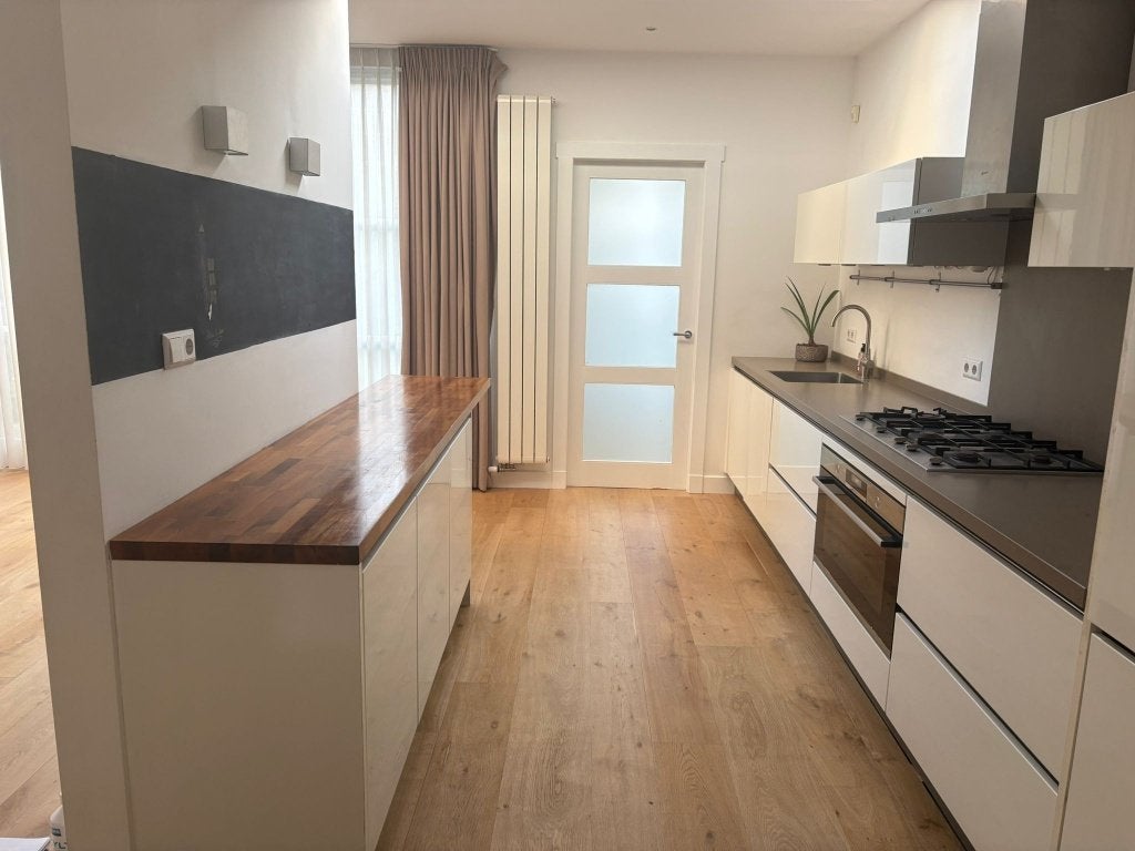 Moderne keuken, Huis en Inrichting, Keuken | Complete keukens, Ophalen, Gebruikt, Wit, Dubbelwandige keuken