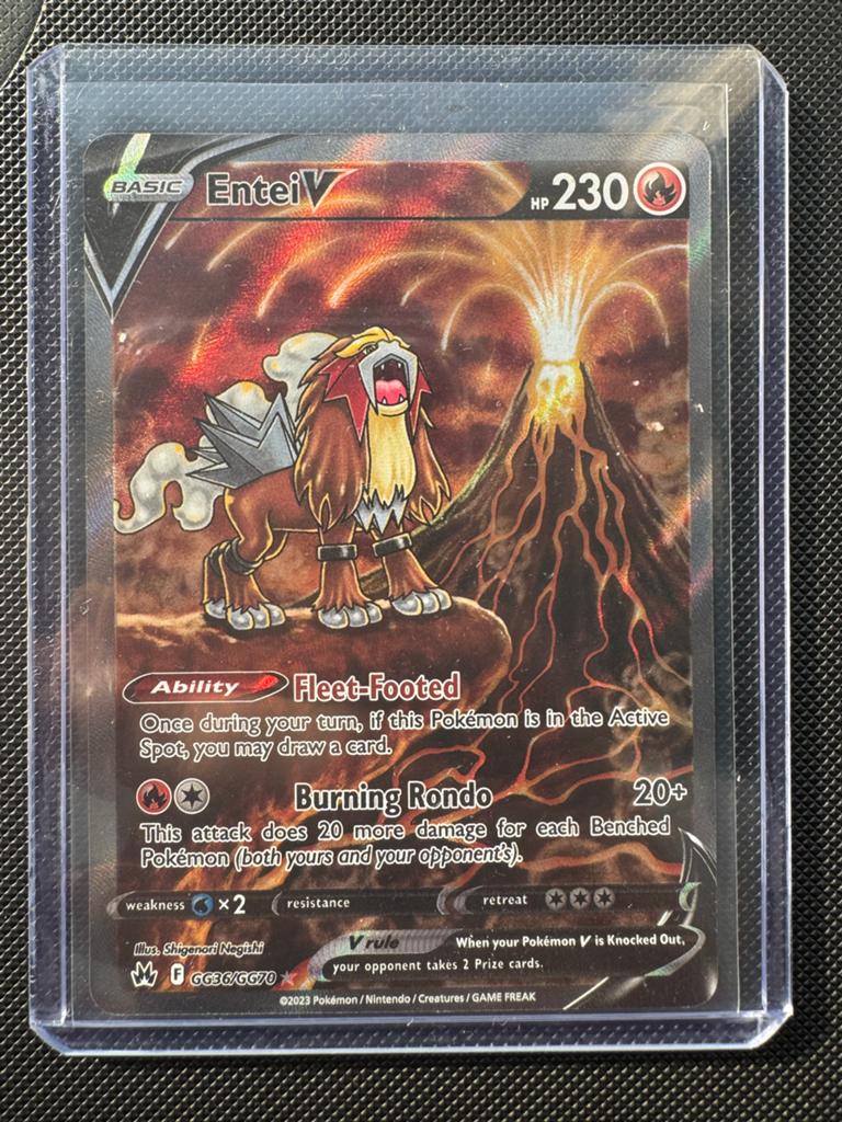 Entei V GG36 Crown Zenith - Uitstekende Conditie, Ophalen of Verzenden, Zo goed als nieuw, Losse kaart