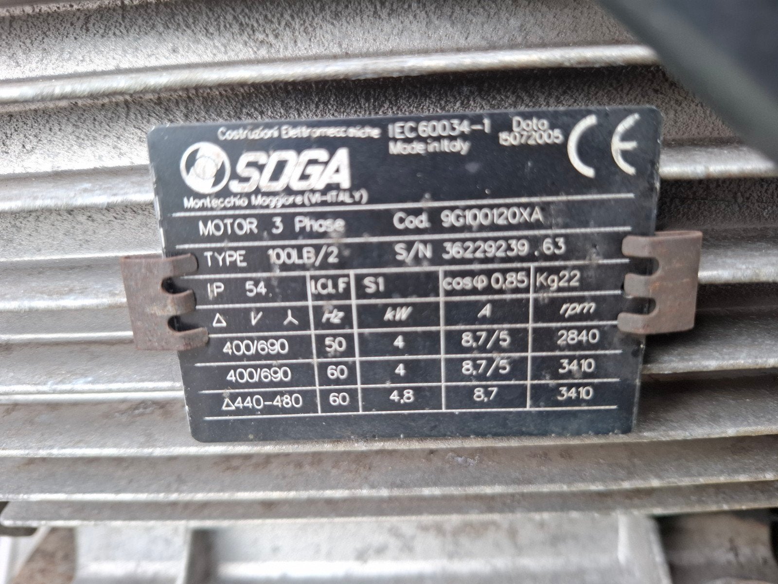 Te koop creemers compressor, Ophalen of Verzenden, Elektromotor