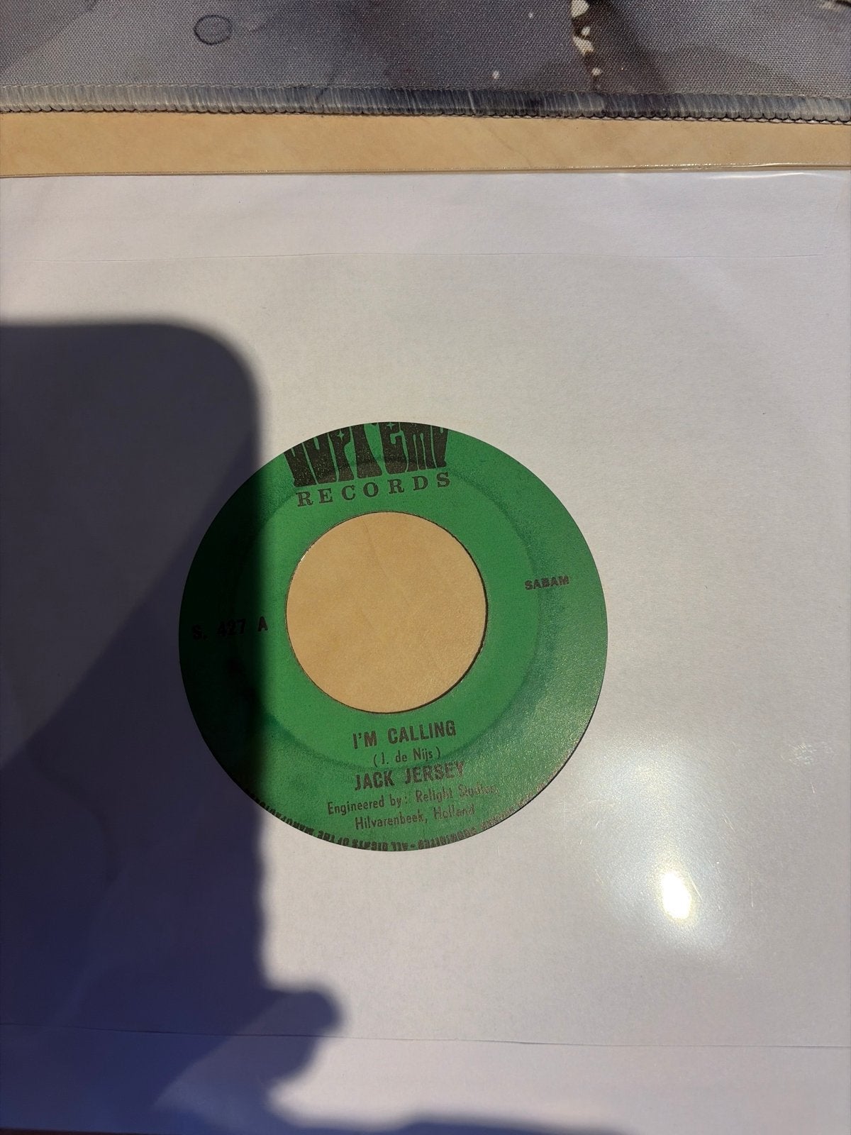 Jack Jersey - I'm Calling / Conny - 7 inch vinyl single, Gebruikt, 7 inch, Ophalen of Verzenden, EP