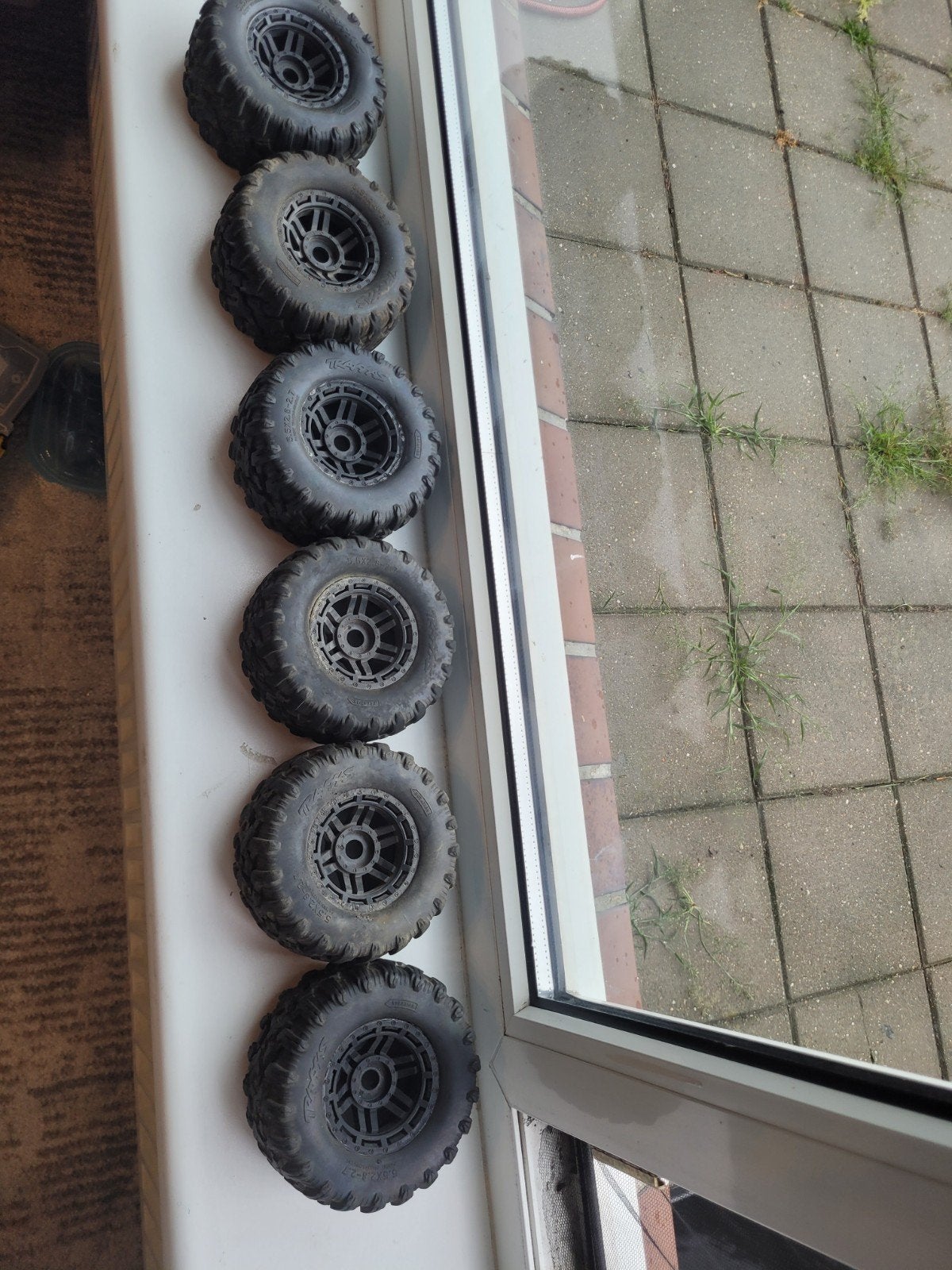 traxxas maxx wielen  6 stuks, Auto-onderdelen, Ophalen of Verzenden