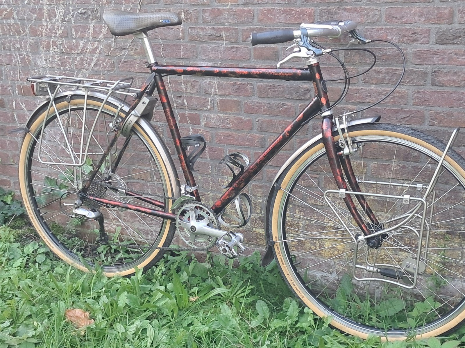 koga miyata randonneur retro tourfiets, Fietsen en Brommers, Ophalen, 28 inch, Gebruikt, Velgrem