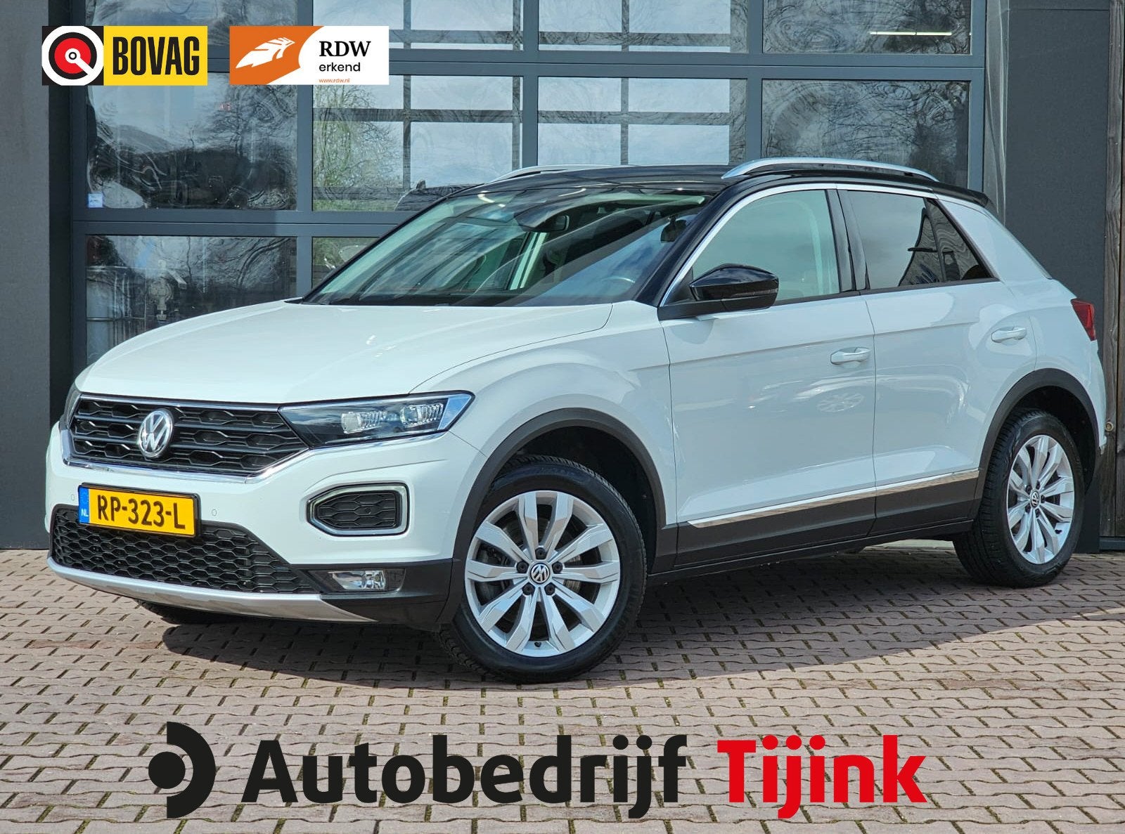 Volkswagen T-Roc 2.0 TSI 190PK 4Motion Sport | Automaat | LE, Auto's, Automaat, Gebruikt, Euro 6, Wit
