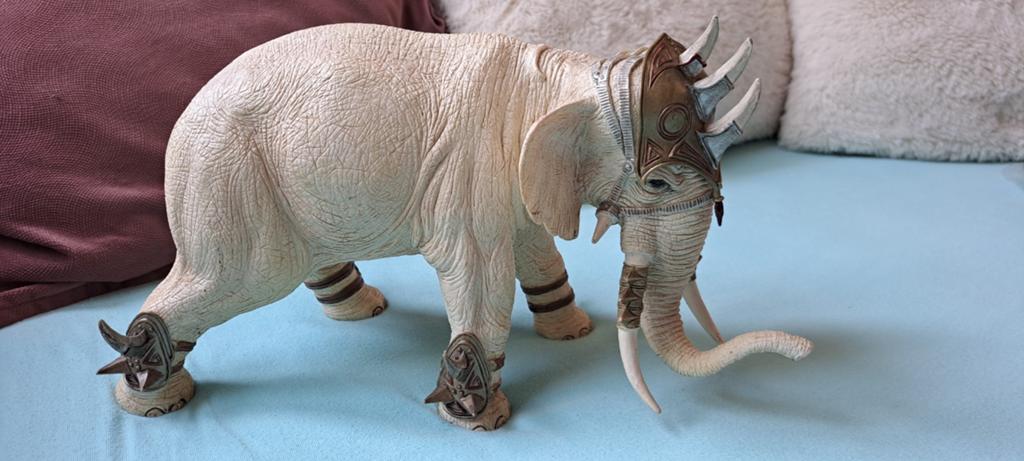 Schleich strijder olifant. Verzamelobject, Verzenden, Gebruikt