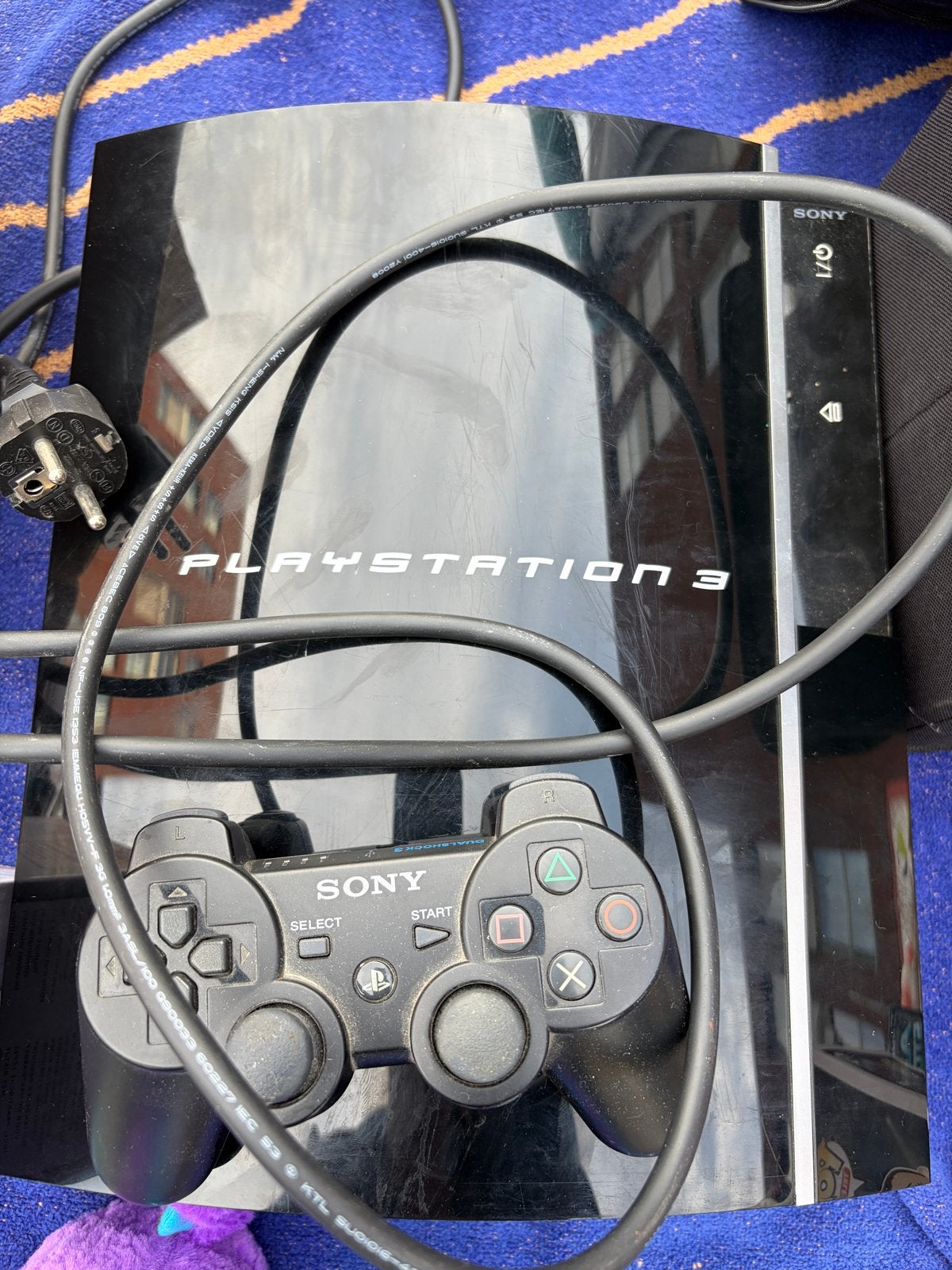 PlayStation 3 (PS3) met controller en kabels, Phat, Met 2 controllers, Ophalen of Verzenden, Gebruikt
