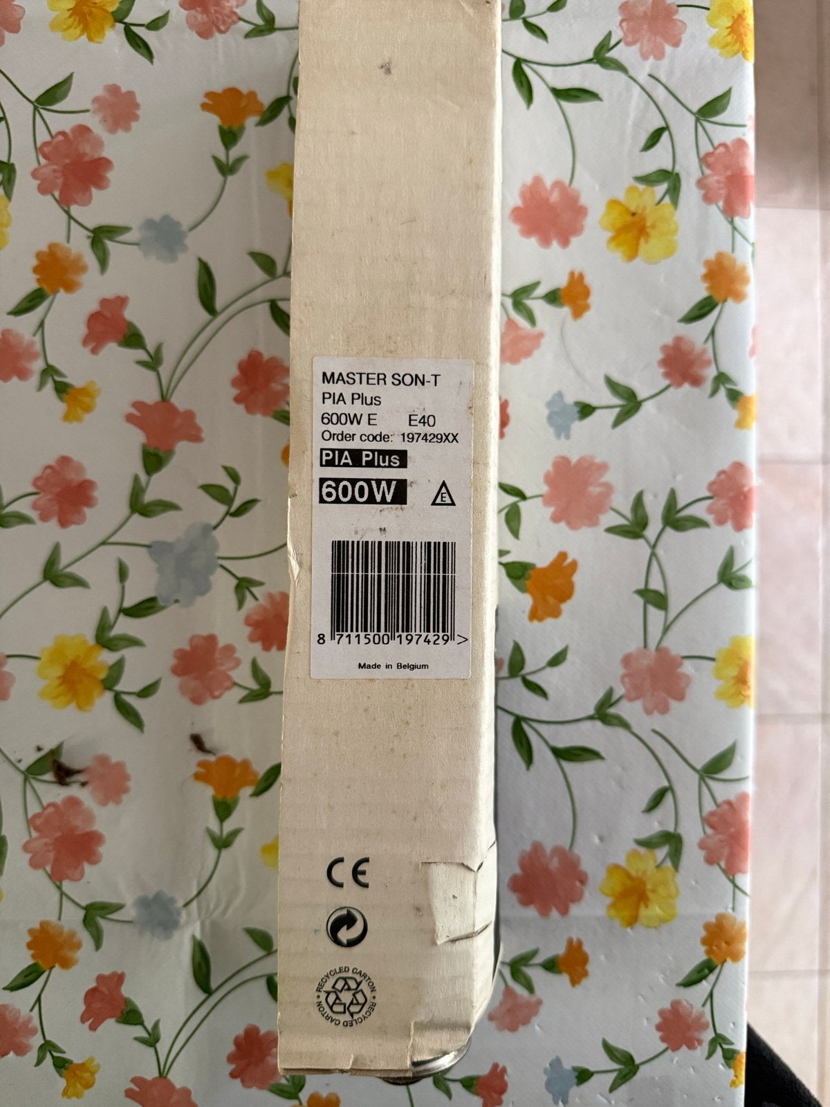 Philips MASTER SON-T PIA Plus 600W E40 Lamp, Ophalen of Verzenden, Nieuw