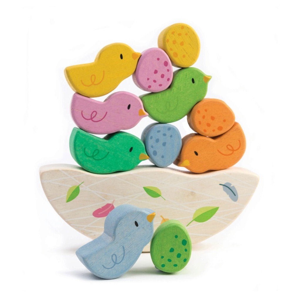 Speelgoed Houten Evenwichtsspel Vogels Tender Leaf Toys, Info@dam.be, Nieuw, Ophalen of Verzenden, Nijverheidsstraat 54F bus 1 2160 Wommelgem Belgium