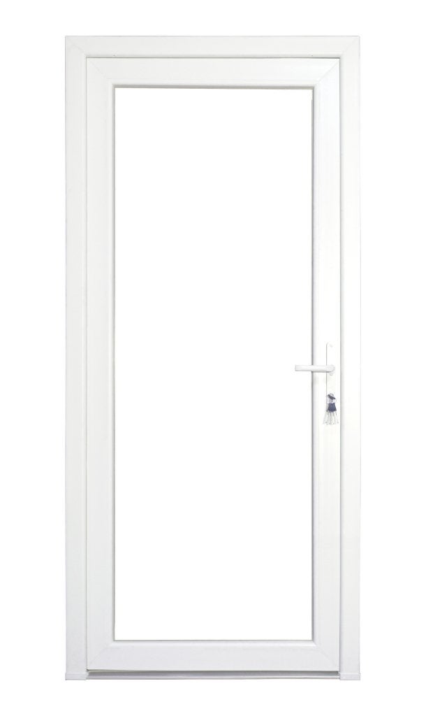 Kunststof Buitendeur Volglas Buiten B98 H215cm Wit, Niet ingevuld, Kunststof, 80 tot 100 cm, 215 cm of meer