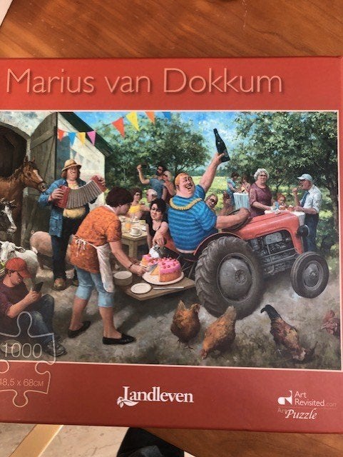 Marius van Dokkum Puzzel Landleven, Ophalen of Verzenden, 500 t/m 1500 stukjes, Zo goed als nieuw, Legpuzzel