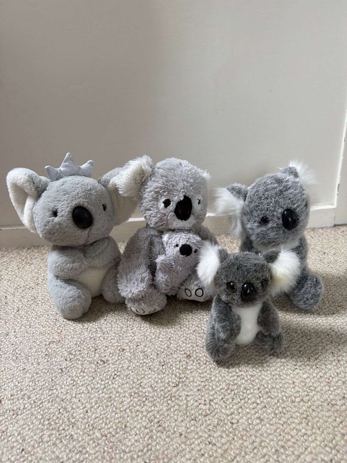 Leuke Koala Knuffels - 15-20 cm, Ophalen, Overige typen, Grijs, Zo goed als nieuw