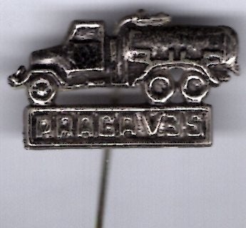 PRAGA V3 S zilverkleurig tankvrachtwagen speldje ( E_098), Verzamelen, Speldjes, Pins en Buttons, Verzenden, Nieuw, Transport