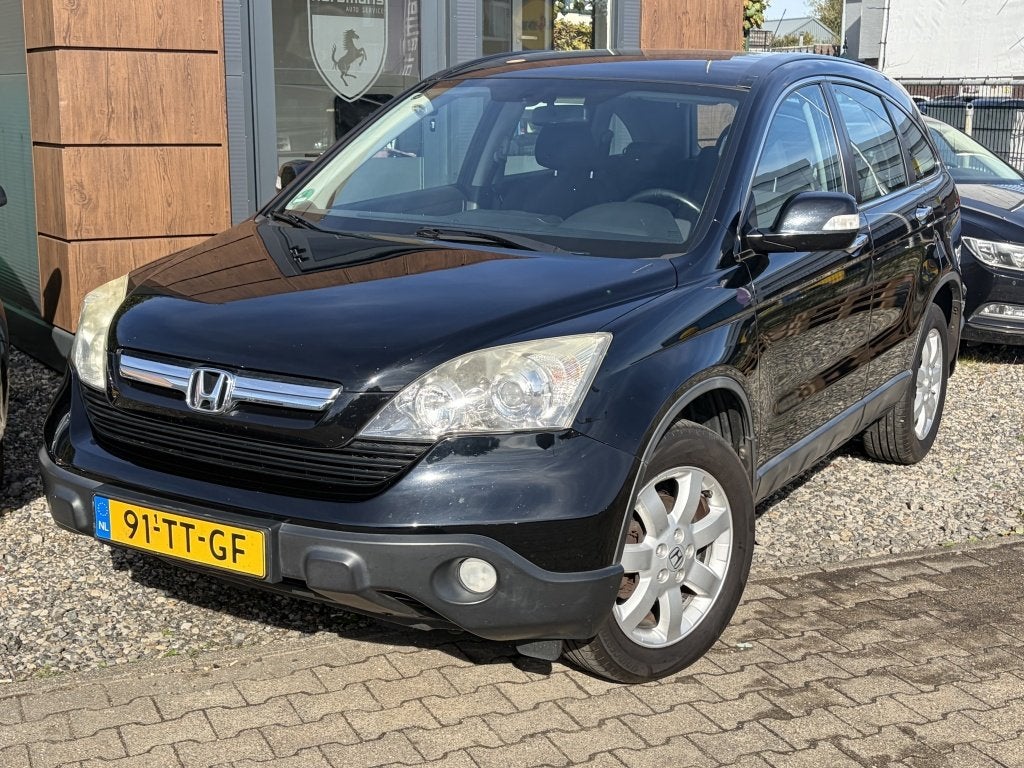 Honda CR-V 2.0i Elegance (bj 2007), Auto's, Gebruikt, 4 cilinders, 150 pk, Zwart