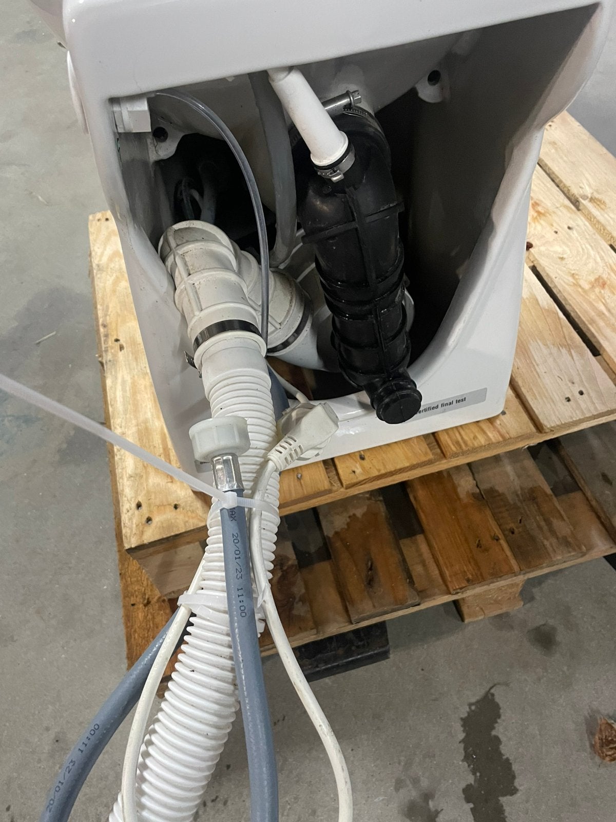 Toilet met vermaler, Ophalen, Gebruikt