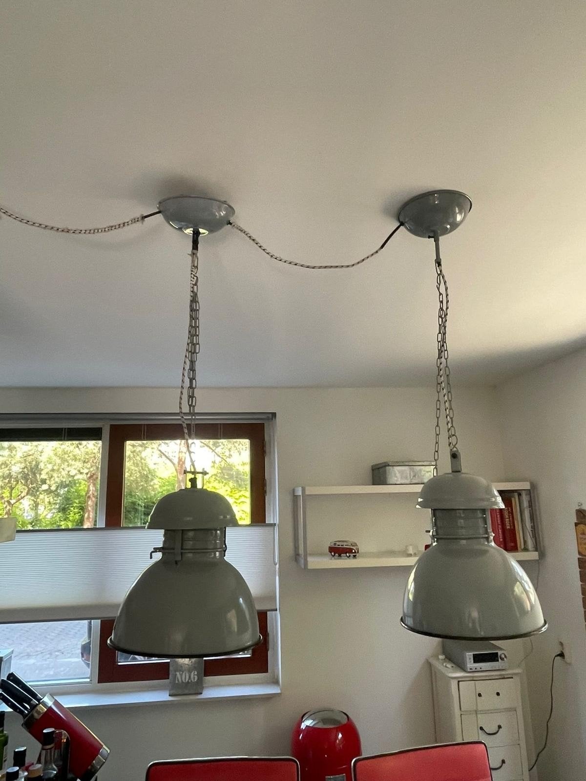 2 HK Living hanglampen in zeer goede staat, Huis en Inrichting, Ophalen of Verzenden, Zo goed als nieuw, Metaal
