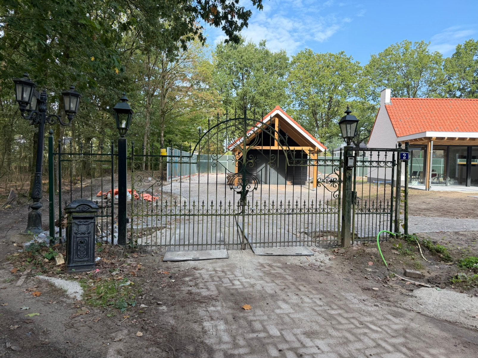 Sierhekwerk poort, Ophalen, Gebruikt, IJzer, Sierhekwerk