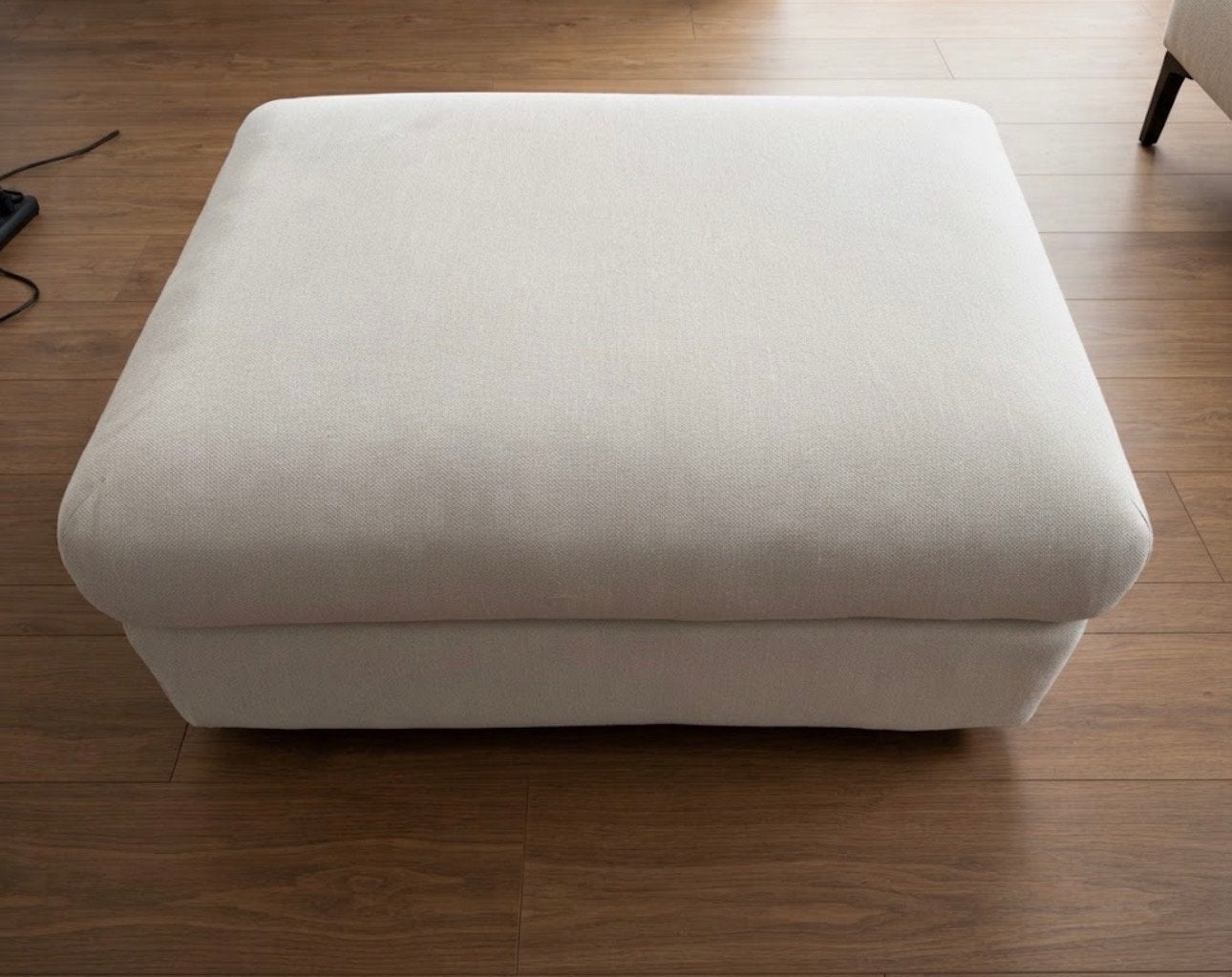 IKEA VIMLE Voetenbank met bergruimte (2x) - €55 p.s., Ophalen, Zo goed als nieuw, Rechthoekig, 50 tot 75 cm