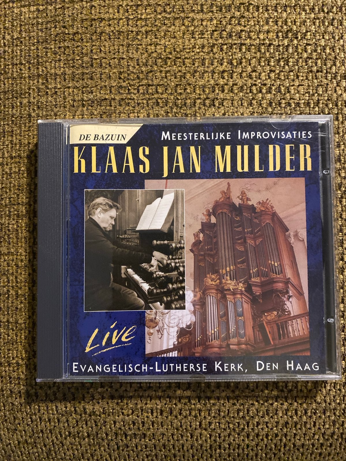 Klaas Jan Mulder - Meesterlijke Improvisaties Live CD, Overige componisten, Ophalen of Verzenden, Zo goed als nieuw, Inclusief doosje