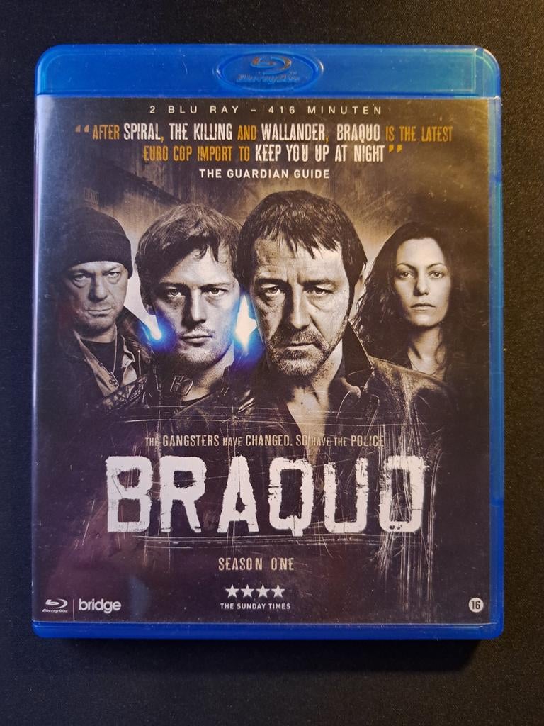 Braquo Seizoen 1 - Spannende Franse Misdaadserie Blu-ray, Ophalen of Verzenden, Zo goed als nieuw, Thrillers en Misdaad