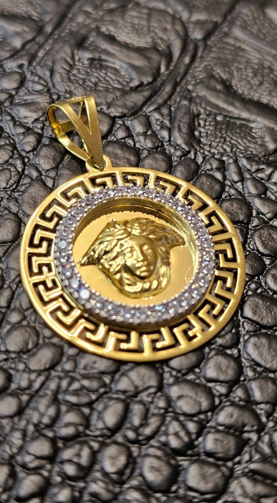 Prachtige Medusa 14k gouden hanger, Ophalen of Verzenden, Nieuw, Goud, Goud